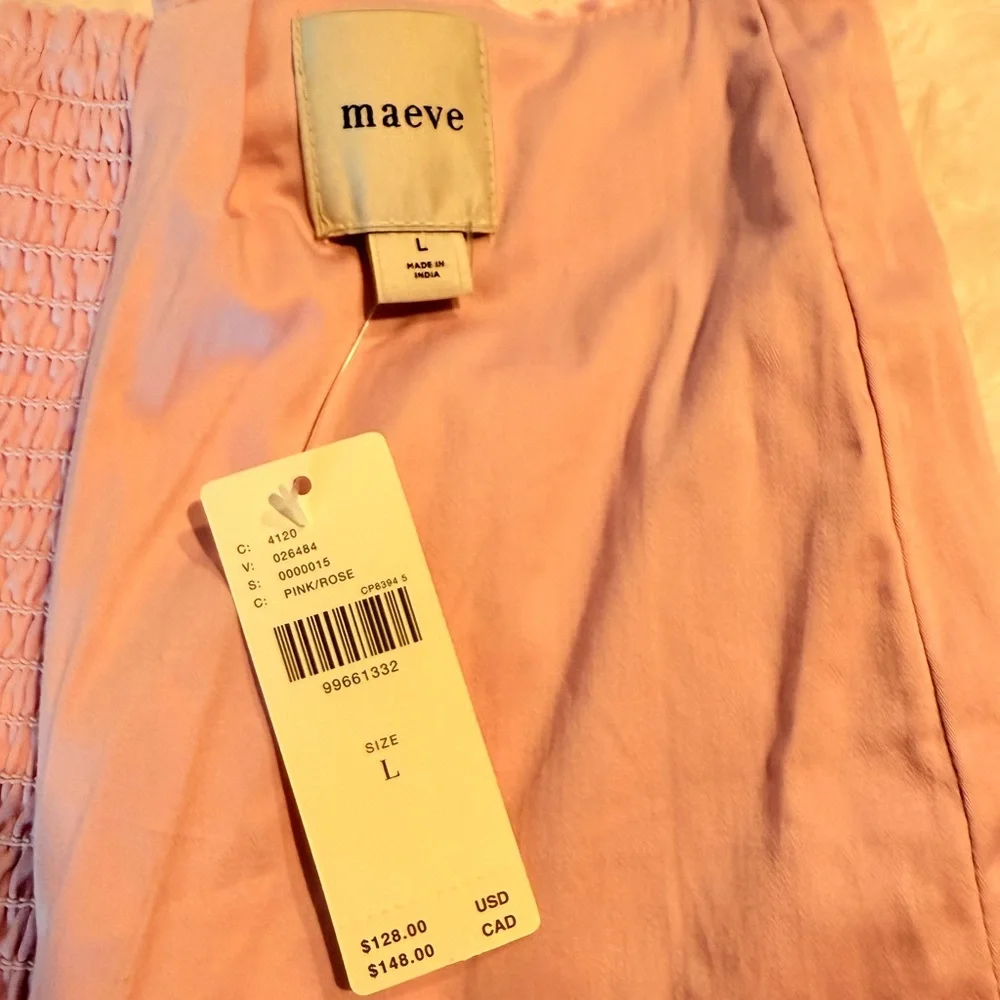 NWT MAEVE SATIN CHIFFON RUCHED MINI SKIRT - L - NWT - Picture 10 of 10